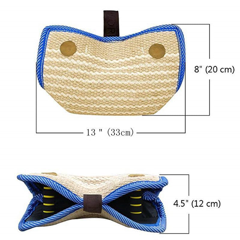 Durable Bite Dog Bite Pillow 2 Handle-1