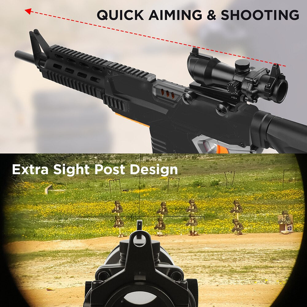1x30mm Tactical Red Green Dot Sight Rifle Scope Airsoft-3