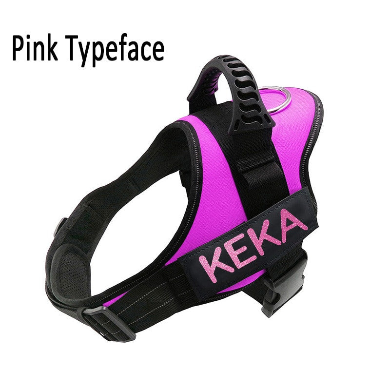 Dog Harness ID Tag Custom Harness-10