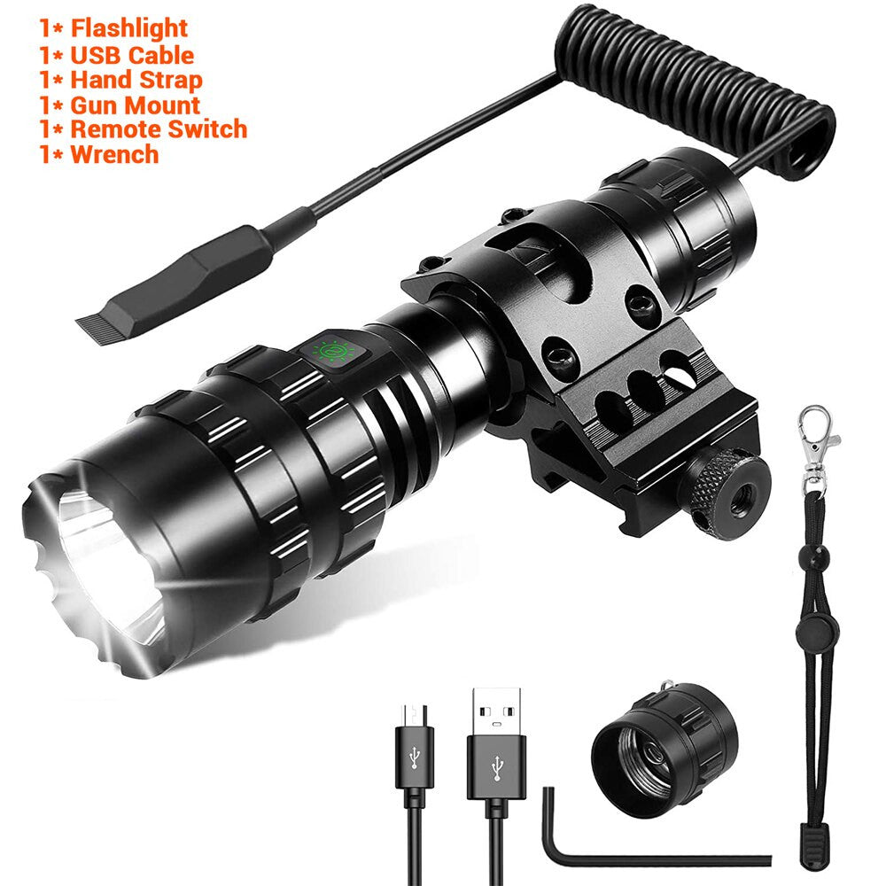 1600 Lumen Tactical Flashlight Outdoor Airsoft-10