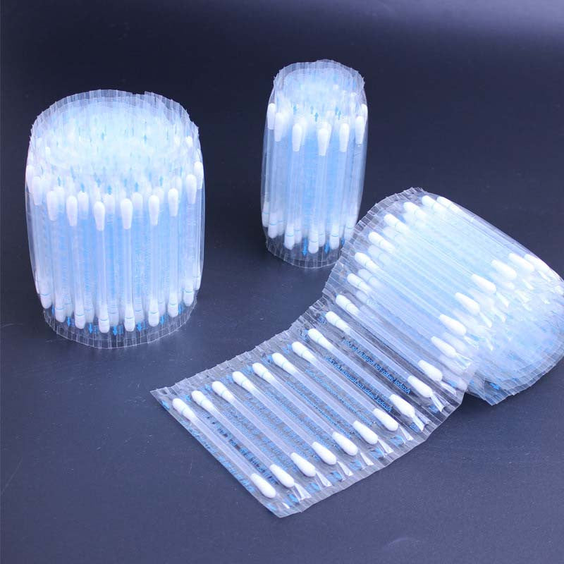 50PCS/Lot Medical Alcohol Disposable Emergency Cotton Stick Iodine Disinfected-6