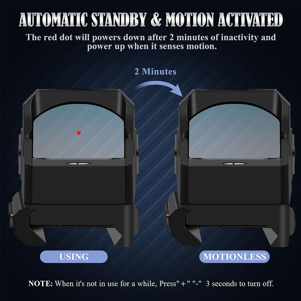 Tactical Mini Red Dot Reflex Sight Red Dot Airsoft-4