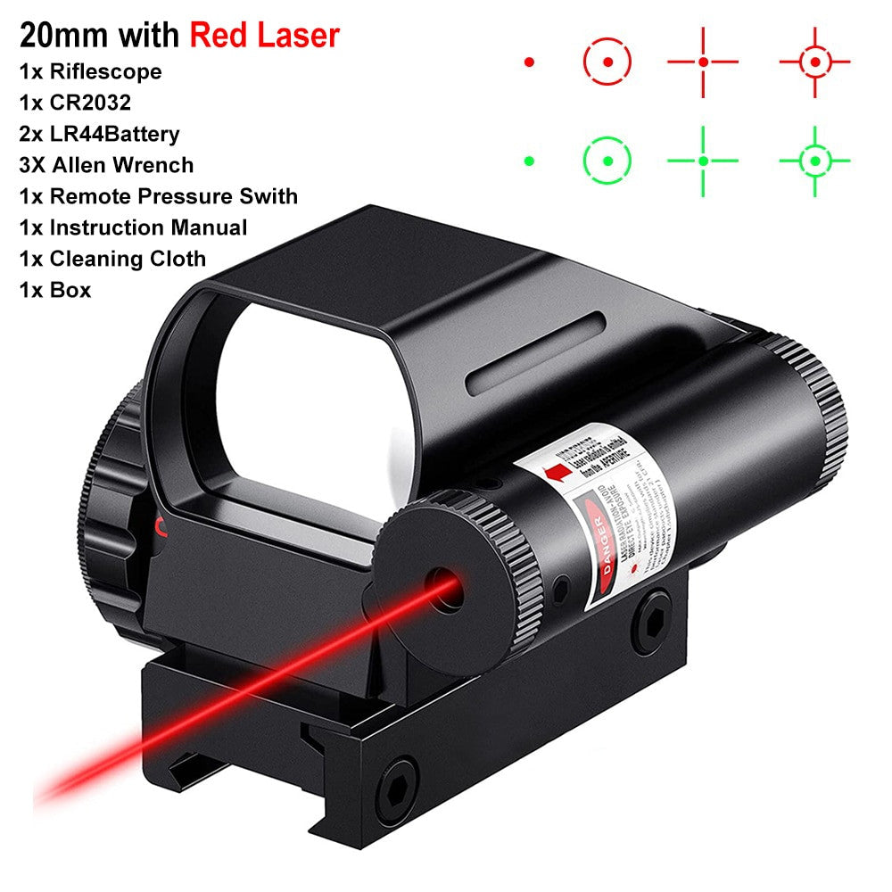 Tactical Reflex Red Green Laser Scope-9