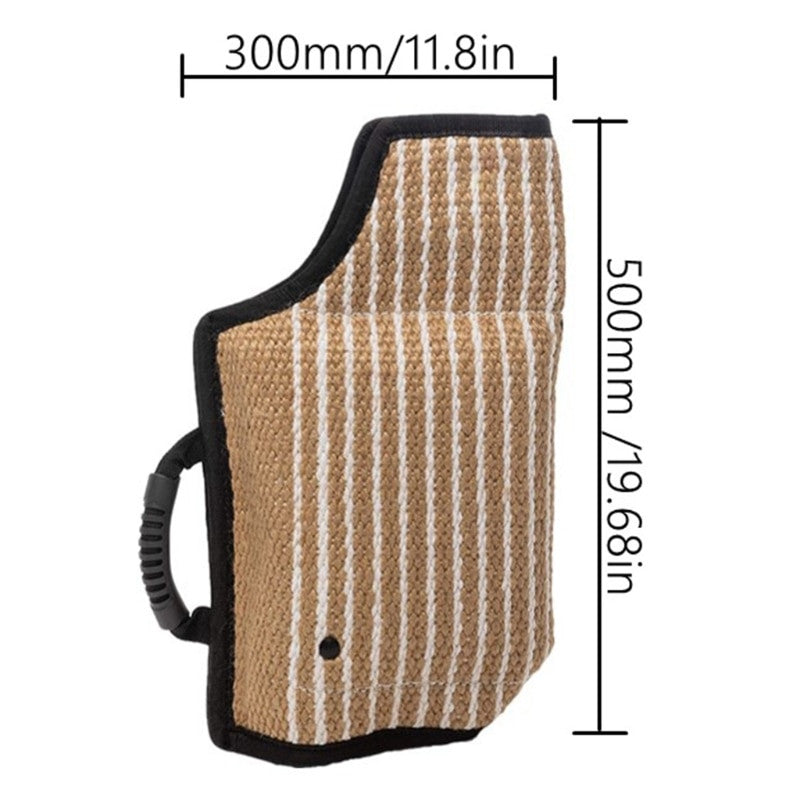 Strong Jute Dog Bite Sleeve Tug Work Puppy Training-4
