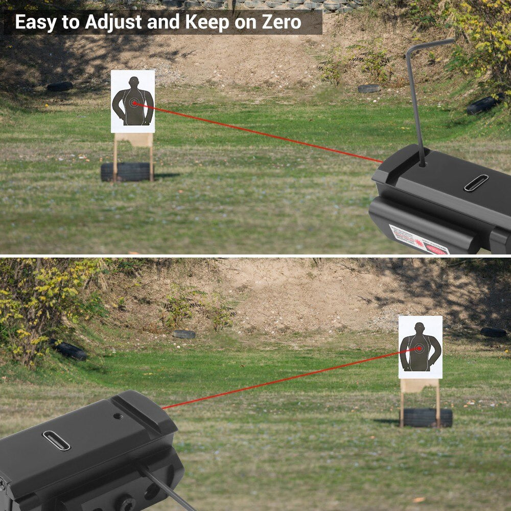 Tactical Laser Sight Pistol USB Rechargeable Green Red Laser Sight Airsoft-5