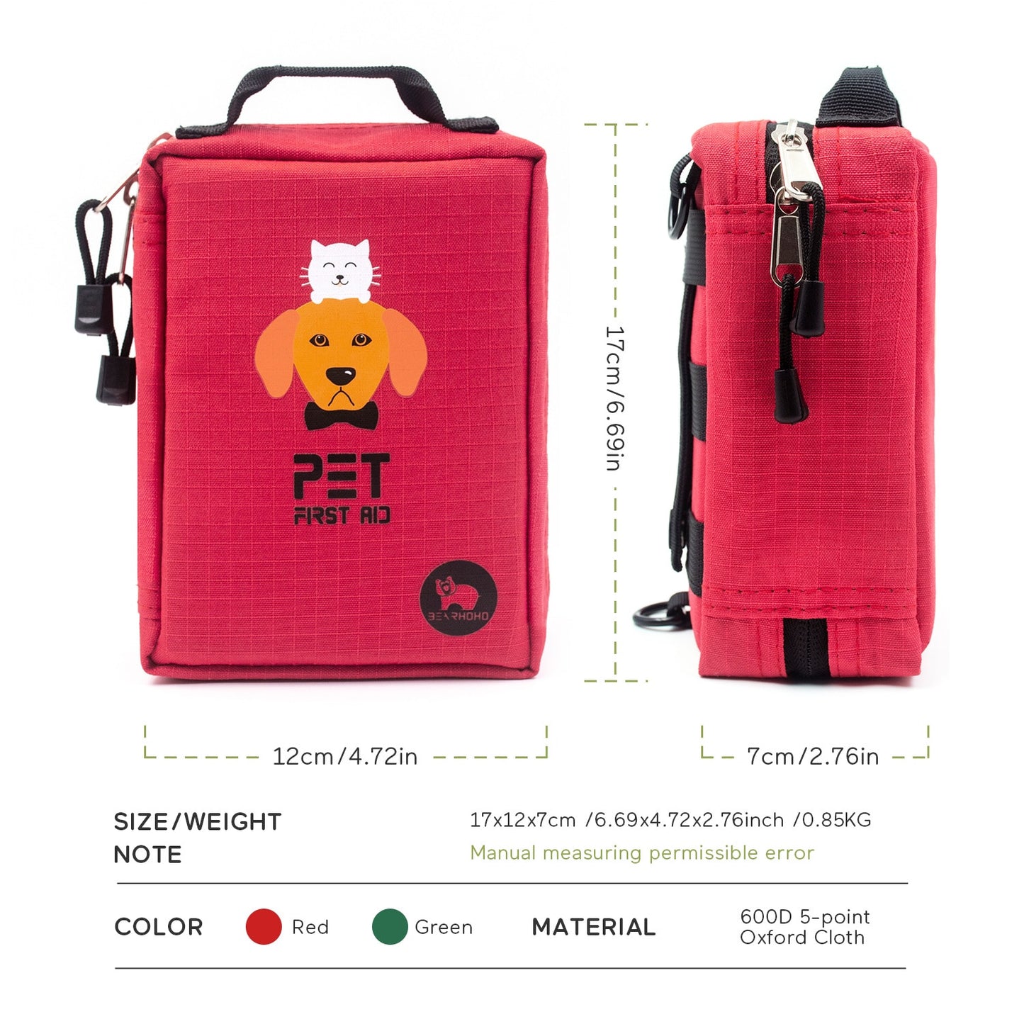 Dog First Aid Kit 160pcs Medical Case-4