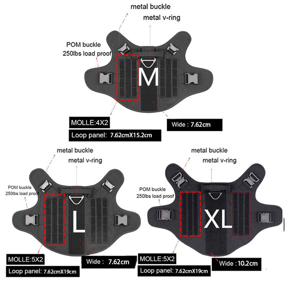 Tactical Dog Harness-3