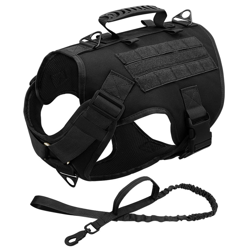 Tactical Harness Military Training Dog Vest-8