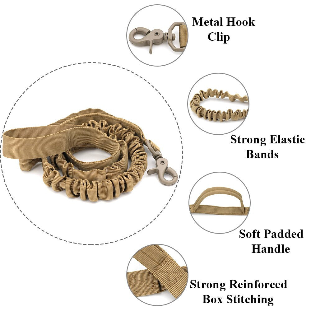 Tactical 2 Handle Quick Release Leashes-4