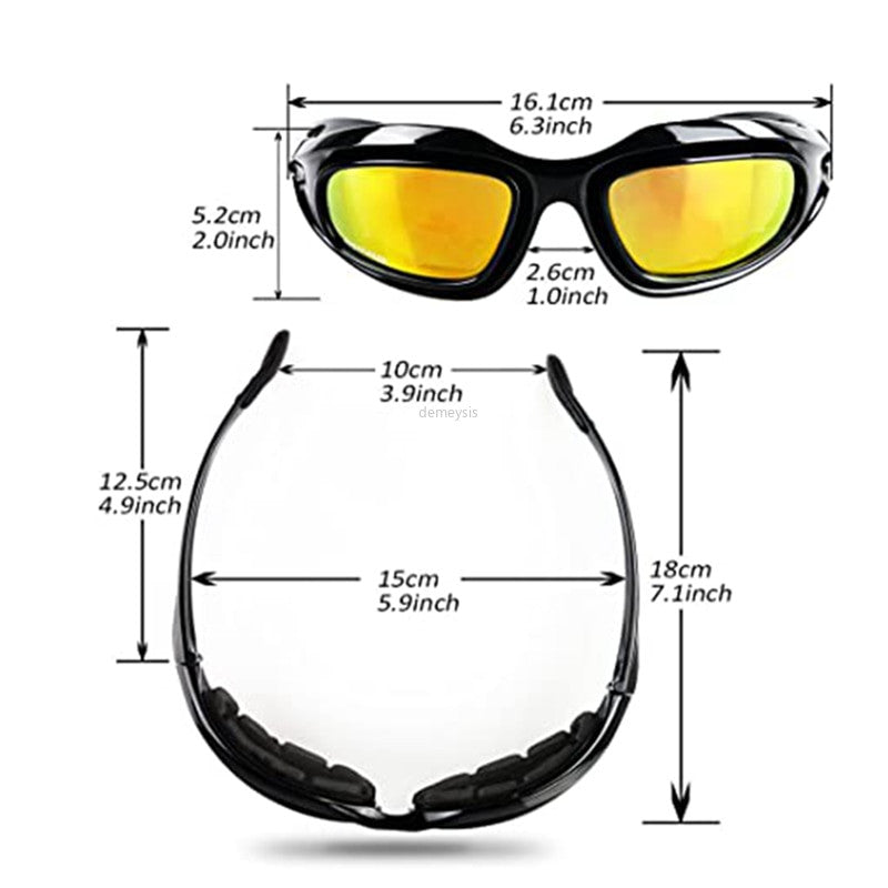 Desert 4 Lenses Tactical Glasses-5