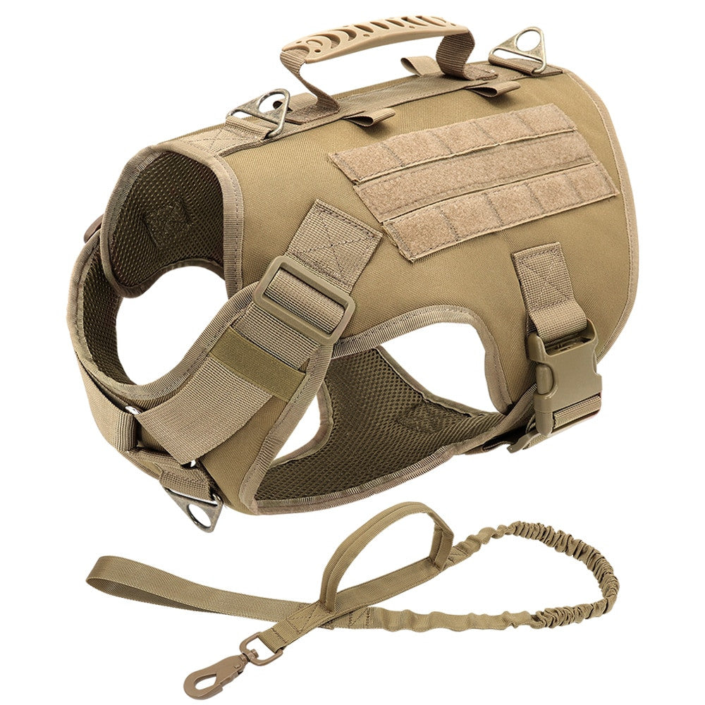 Tactical Harness Military Training Dog Vest-9