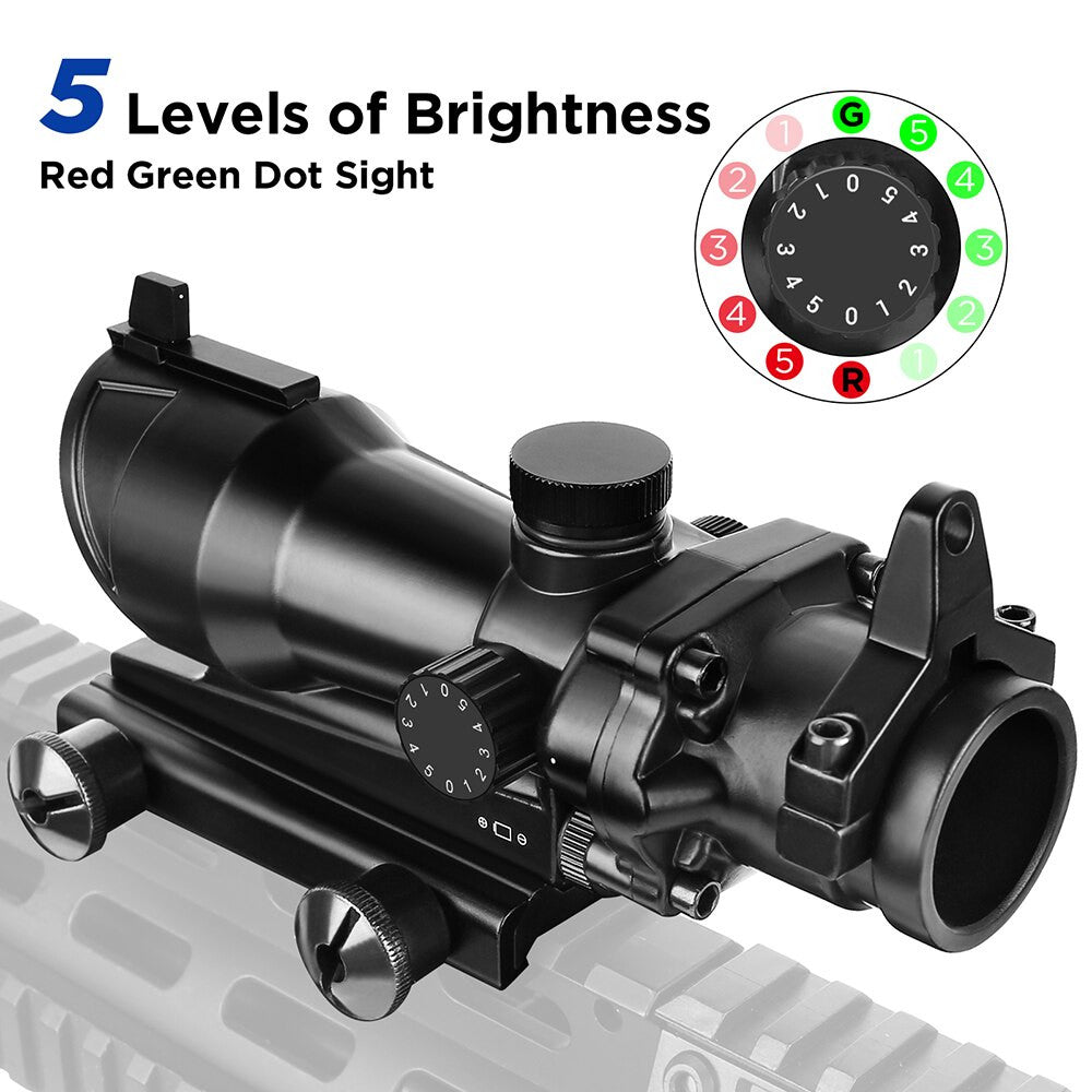 1x30mm Tactical Red Green Dot Sight Rifle Scope Airsoft-1