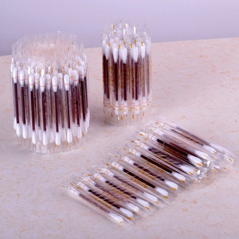 50PCS/Lot Medical Alcohol Disposable Emergency Cotton Stick Iodine Disinfected-1