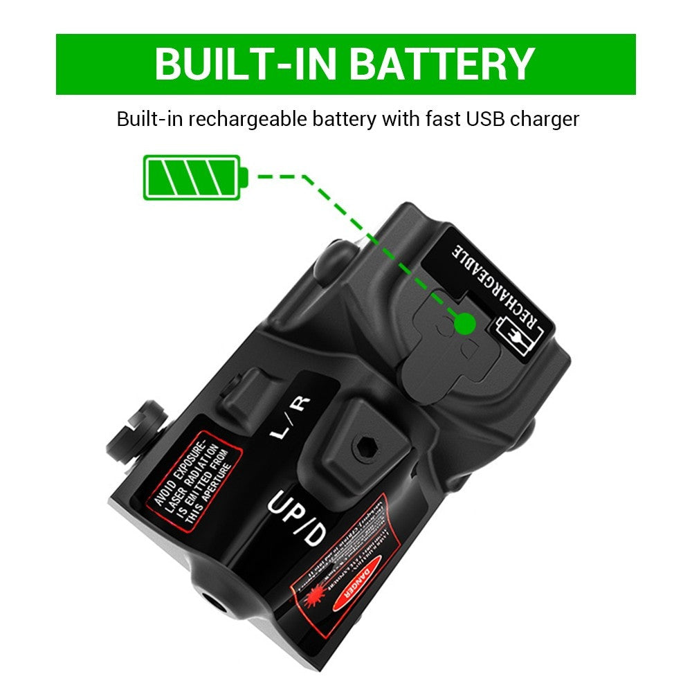 Tactical USB Rechargeable Green Blue Laser Sight Airsoft-1
