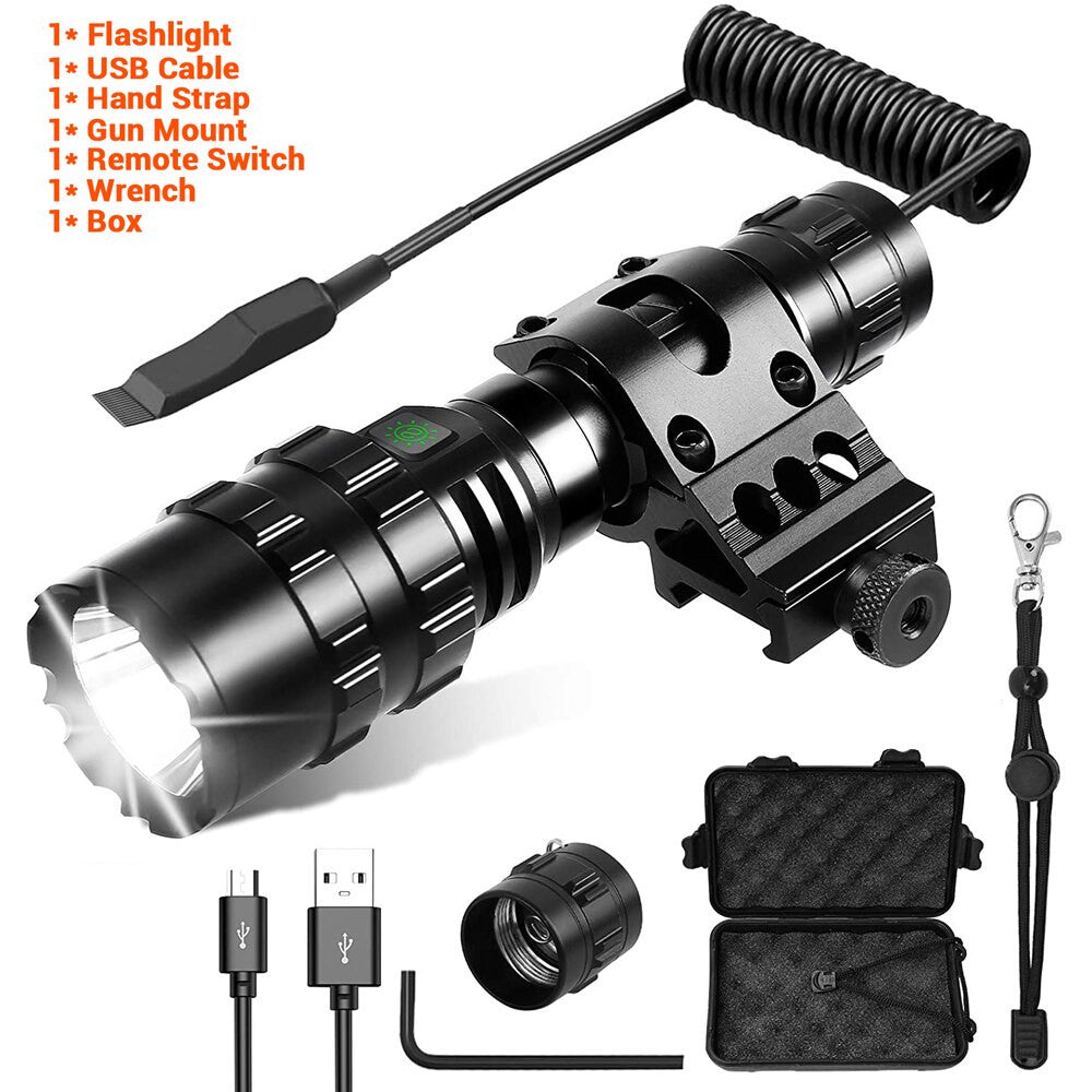 1600 Lumen Tactical Flashlight Outdoor Airsoft-11