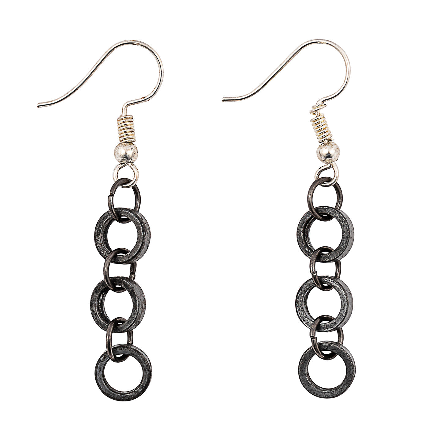 Forger Bicycle Chain Earrings-0
