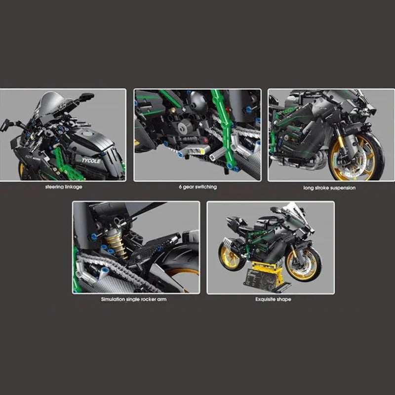 Hurricane H2-R Motorbike 1808pcs-4