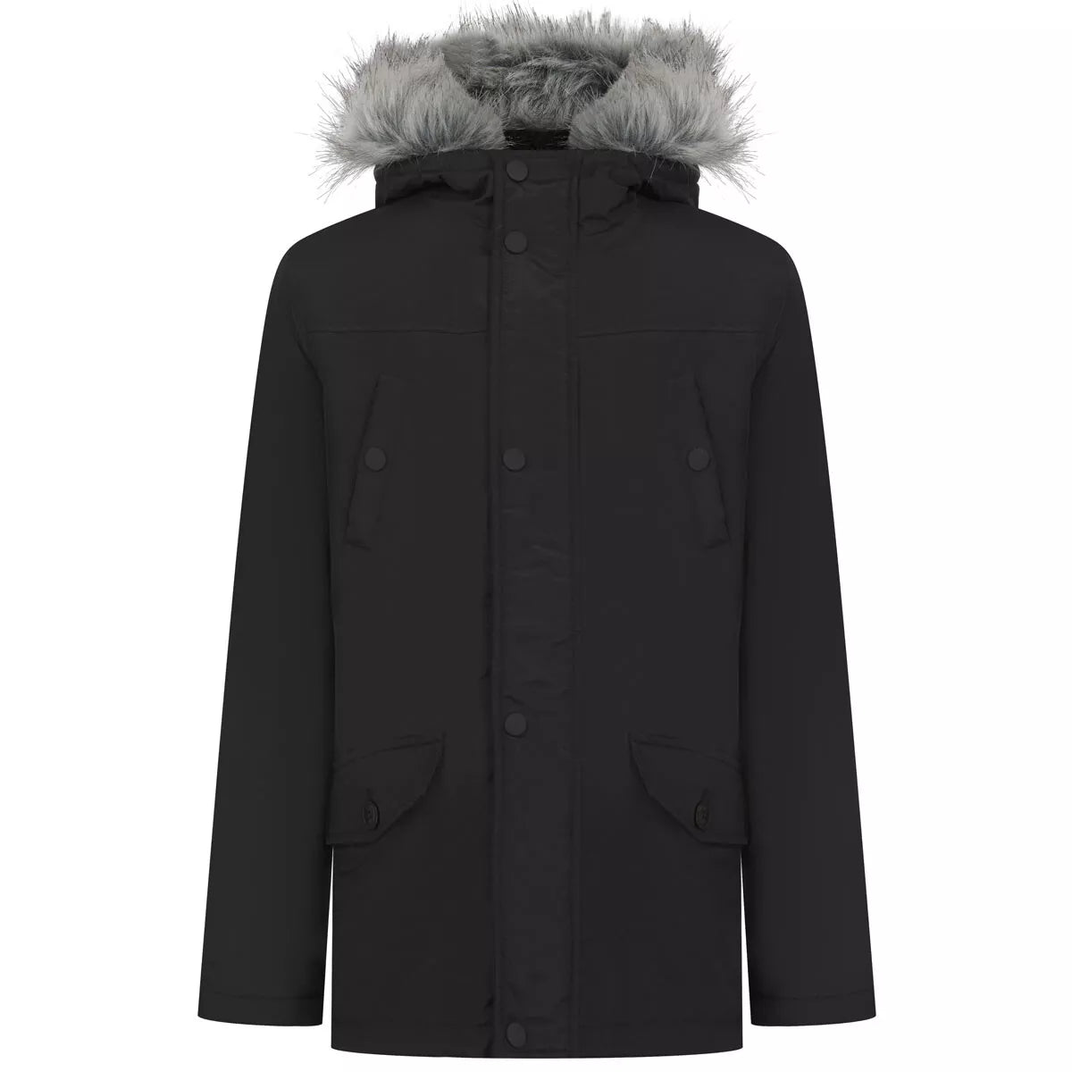Boys Brave Soul Wonderwall Parka Jacket-5