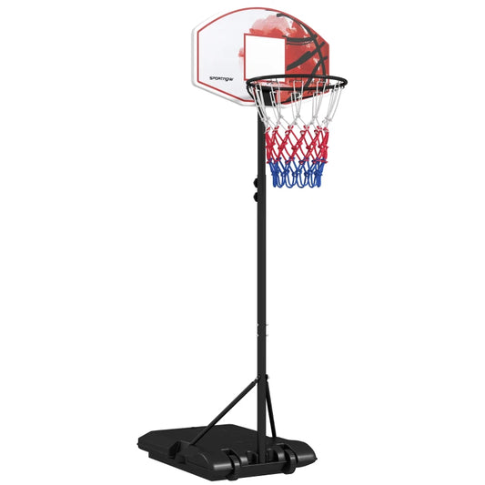 Adjustable Basketball Stand Net System, with Wheels, Enlarged Base, PE, Backboard, 179-209cm | SPORTNOW-0