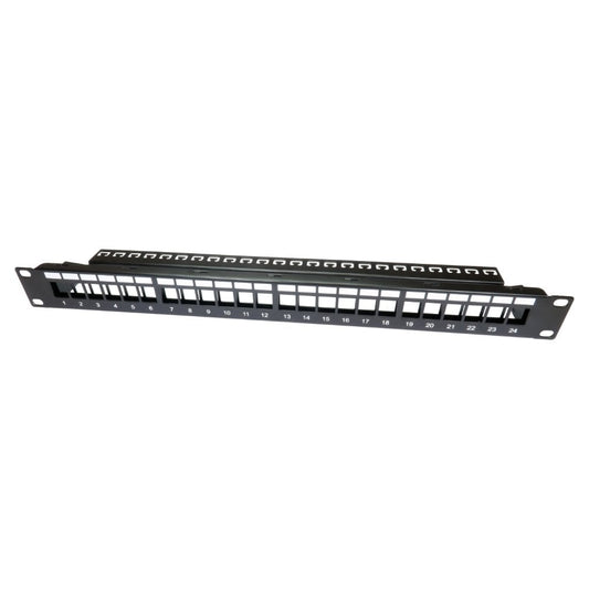 24 Port Unloaded Patch Panel - Unshielded-0