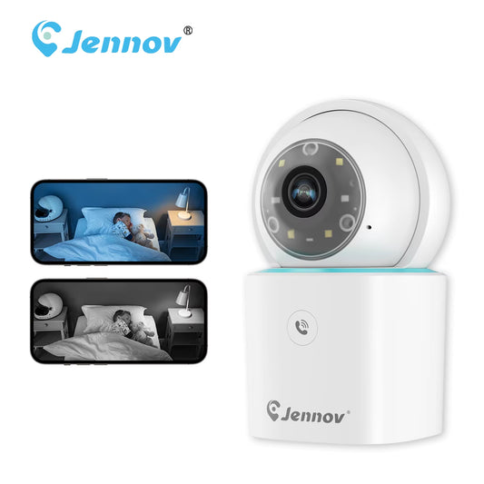1296P HD WIFI Camera 360° Home Security Camera with One-Click Talk, Baby Camera Monitor for Home Indoor &Outdoor Security