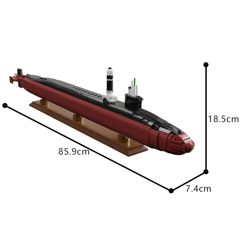 Ohio-Class Submarine 1704pcs-4