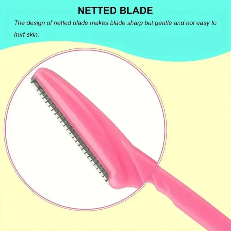 30 Pcs Eyebrow Razors For Women With Precision Safety Cover-2