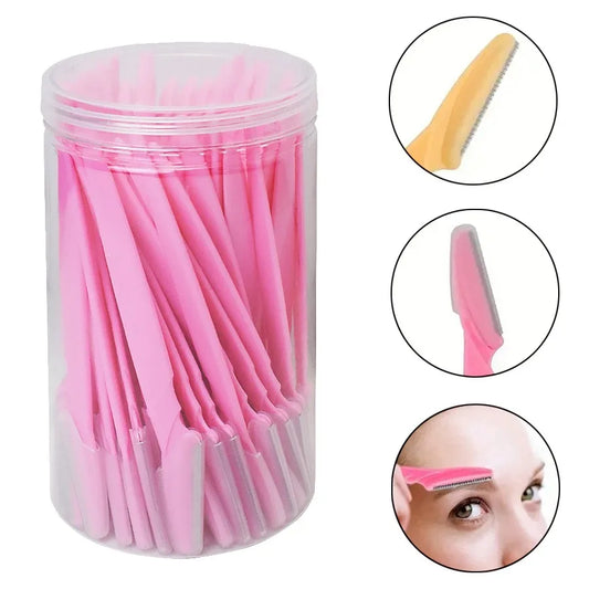 30 Pcs Eyebrow Razors For Women With Precision Safety Cover-10