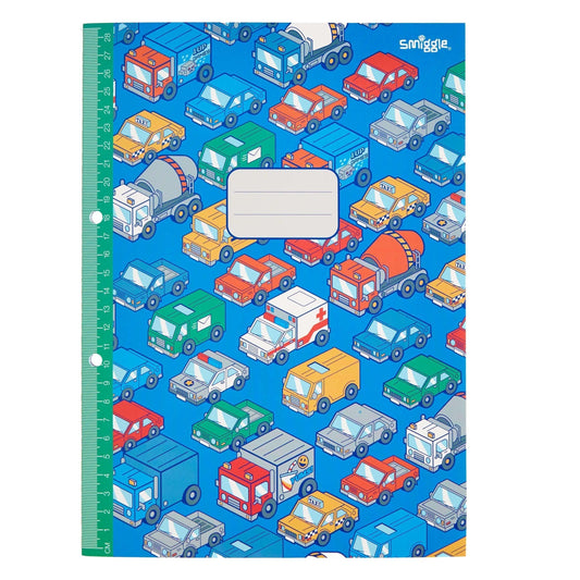 Smiggle - Cetvelli Çizgili 64 Sayfa A4 Defter-0