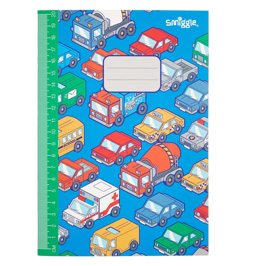Smiggle - A5 Cetvelli ve Çizgili Defter-0