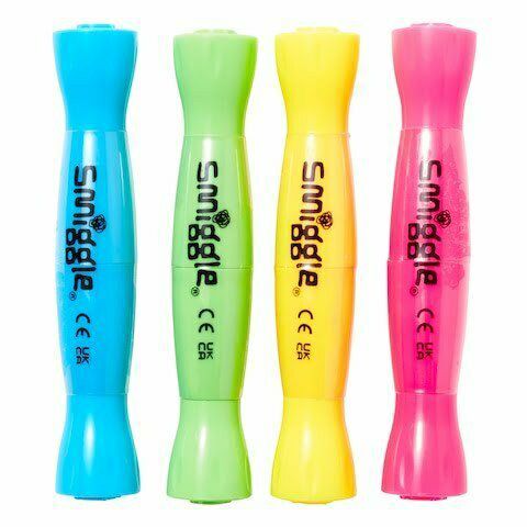 Smiggle – Bon Bon Şeker Kokulu Fosforlu Kalem Paketi X4-1