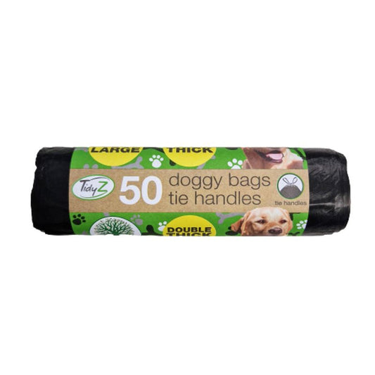 TidyZ Doggy Bags Double Thick Extra Extra Large 50 Pack Roll-0