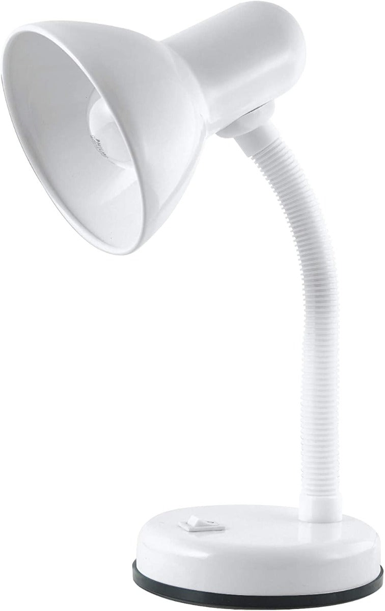Lloytron 35W Classic Flexi Desk Lamp - White-0