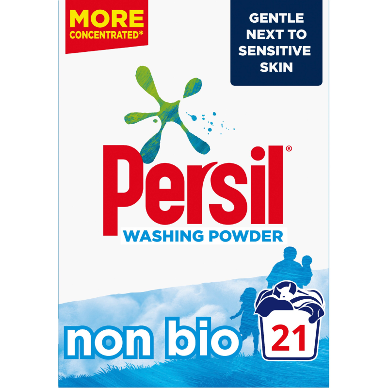 Persil Laundry Washing Powder Non Bio 21w-1