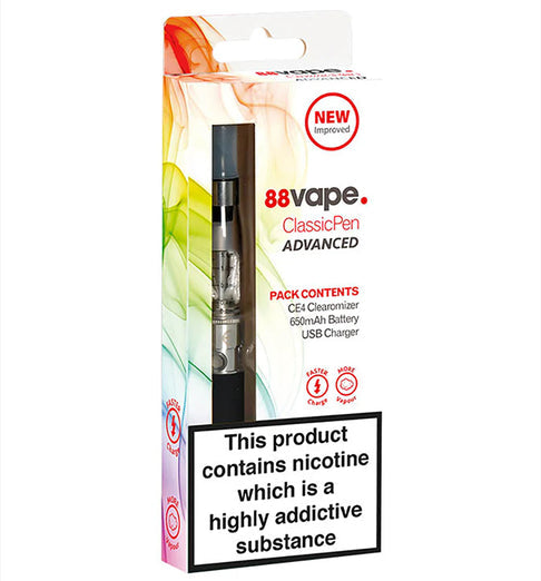 88Vape Advanced Classic Vapouriser Pen - 88V-S15154-0