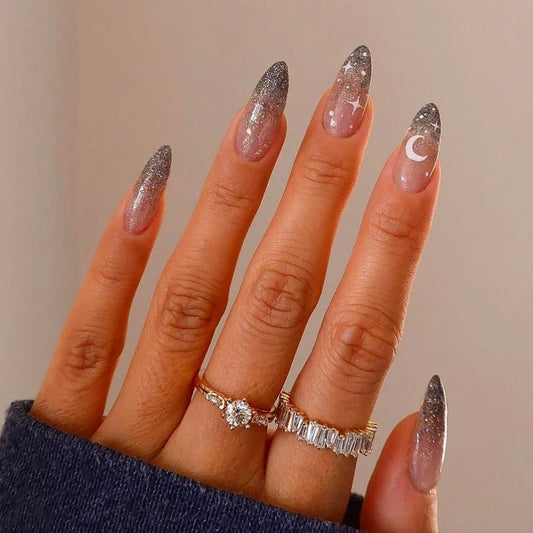 Almond Press On Nail Tips-10