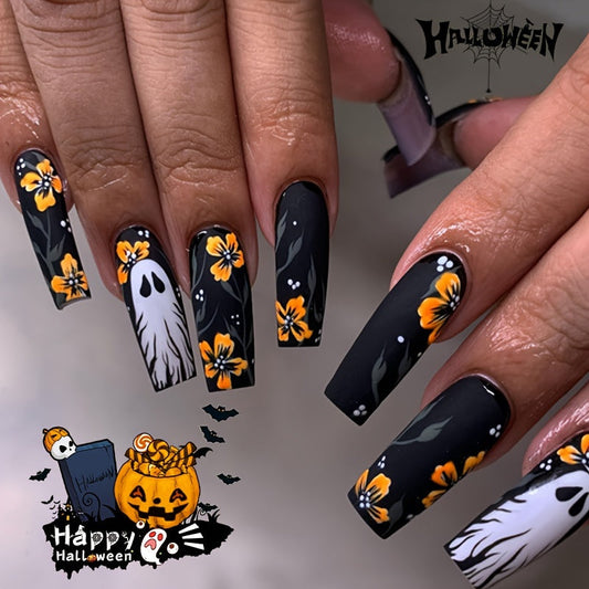 Black Square Press-On Nails-0