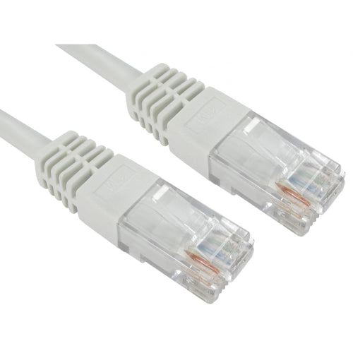 Spire Moulded CAT5e Patch Cable, 2 Metres, Full Copper, White-0
