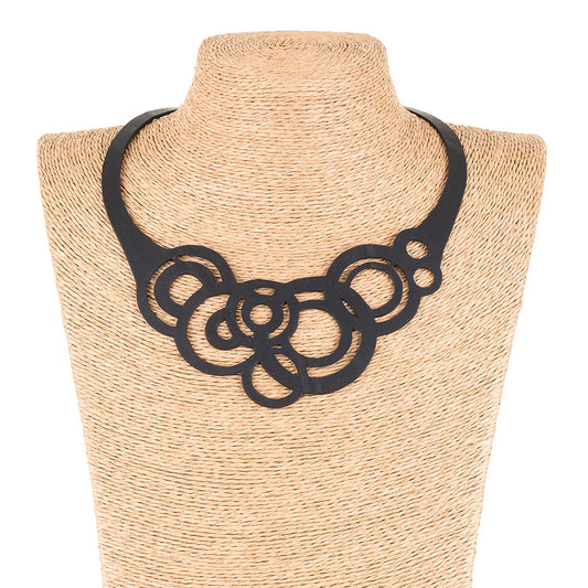 Circular Rubber Necklace-0