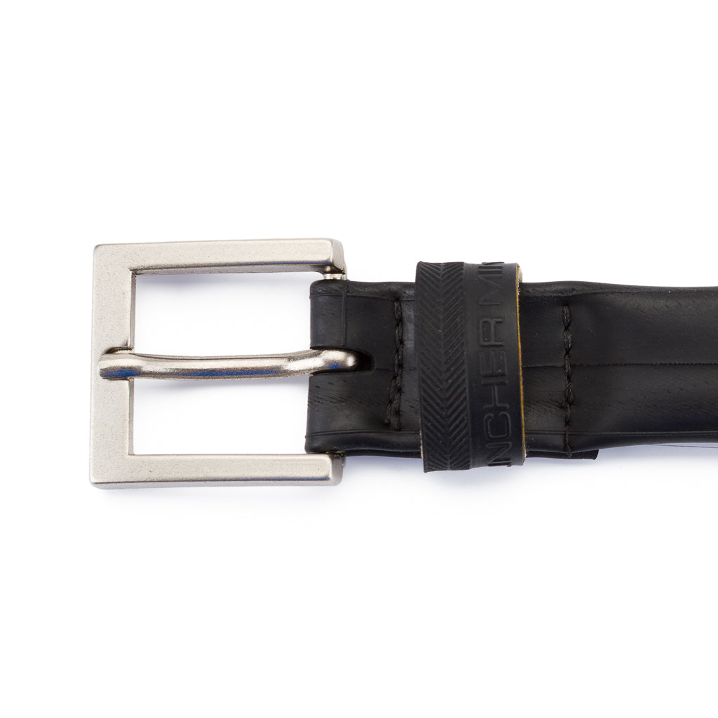 Recycled Slim Championship Bicycle Inner Tube Vegan Belt-2