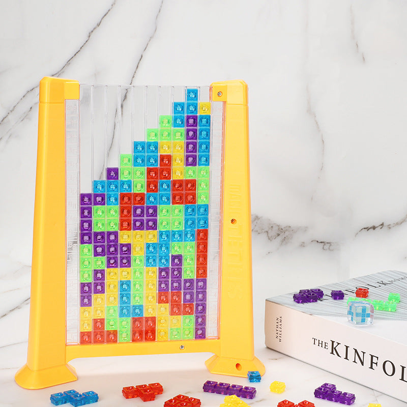 Colorful 3D Puzzle Tangram Math Toy - Educational Montessori Toy-1