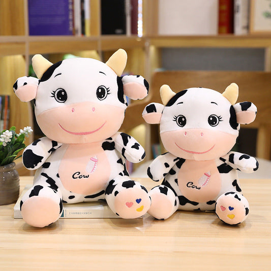 Cute Baby Cow Doll Plush Toys-0