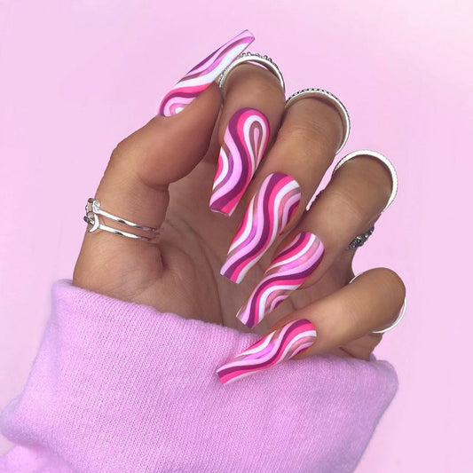 Detachable Artistic Wearable Finished Fake Nails-0