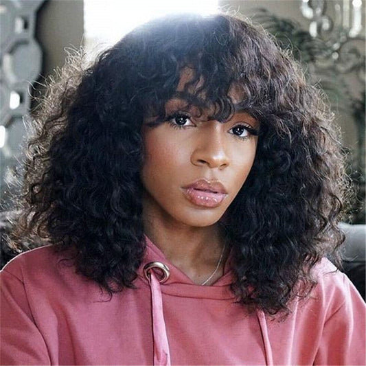 Exotic Style Short Curly Wig for Women-0