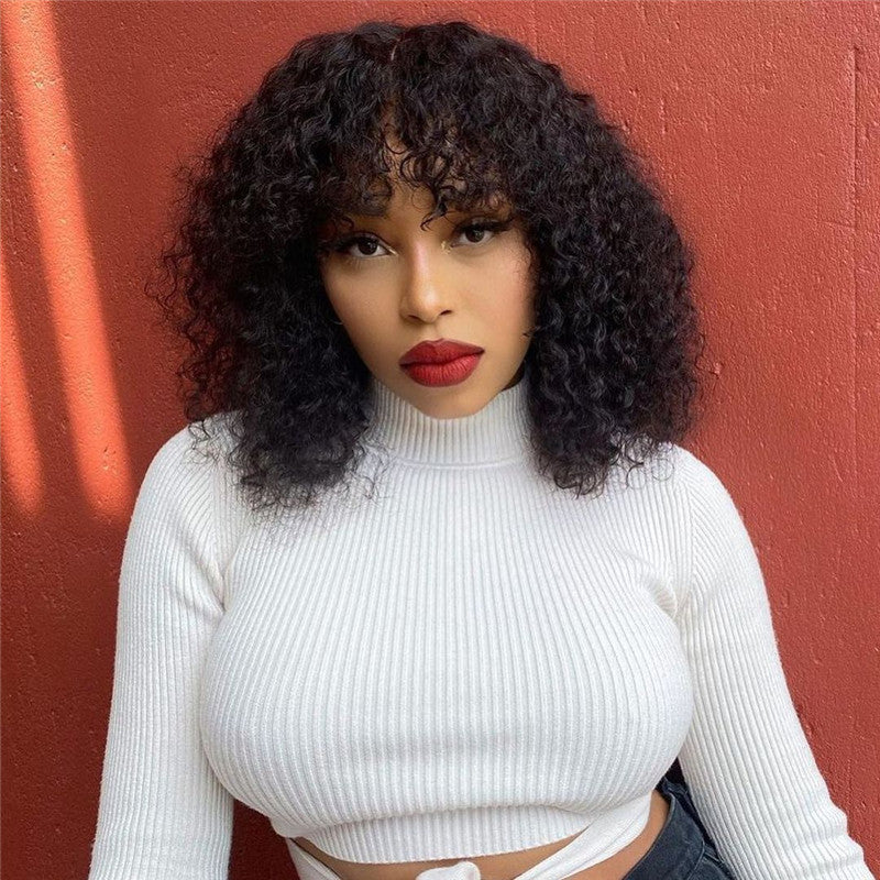 Exotic Style Short Curly Wig for Women-2