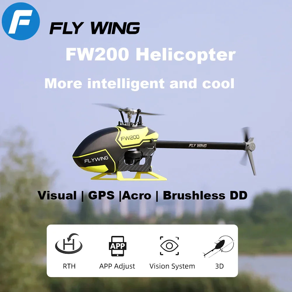 Flywing FW200 Smart GPS RC Helicopter-1