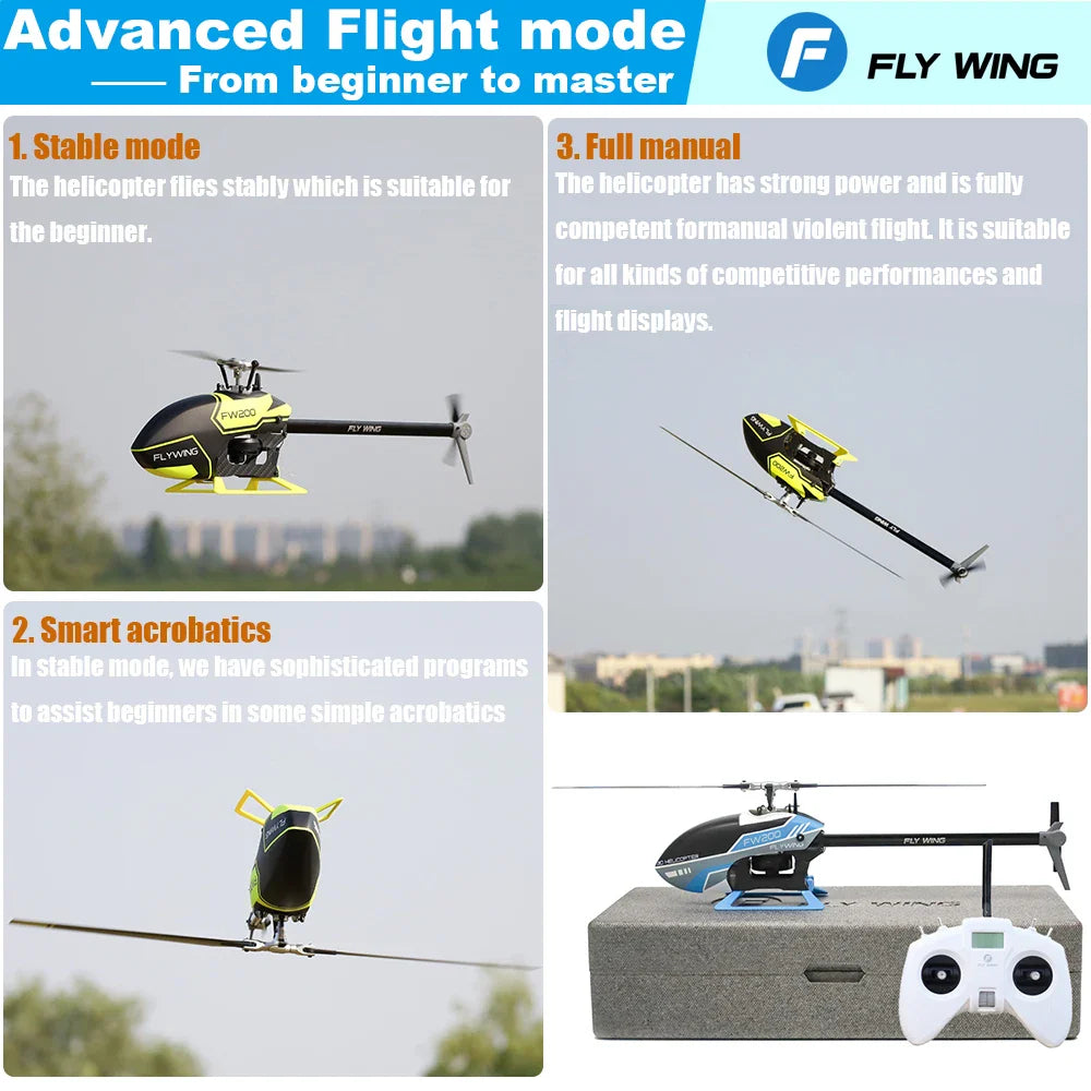 Flywing FW200 Smart GPS RC Helicopter-3