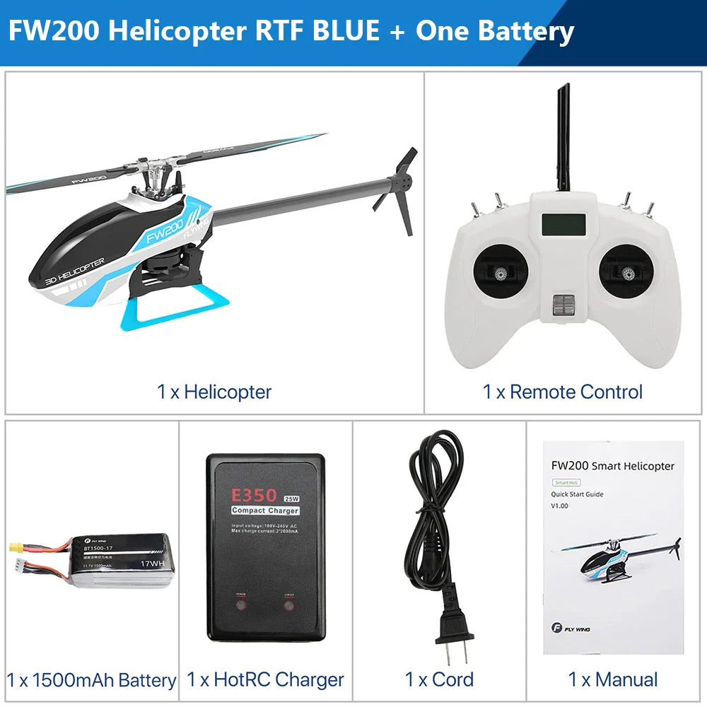 Flywing FW200 Smart GPS RC Helicopter-5