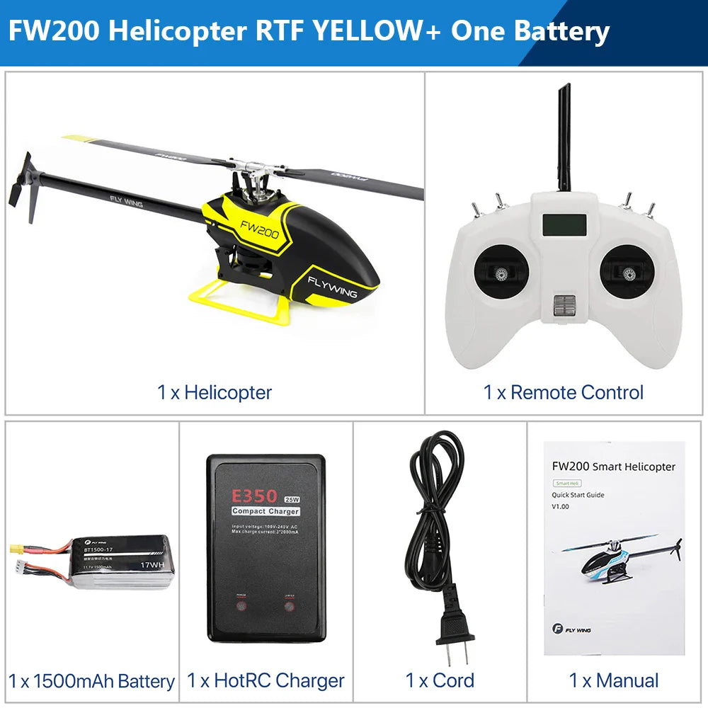 Flywing FW200 Smart GPS RC Helicopter-6