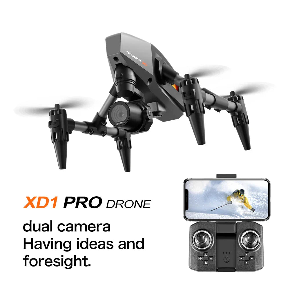 Foldable XD1 Mini Drone with Dual HD Cameras-3